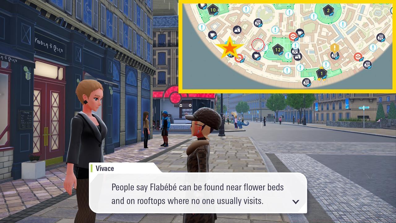 The map above shows the location of Vivace.