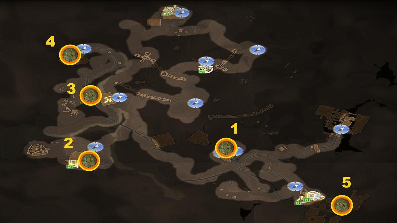 Golden Ridge mural locations map