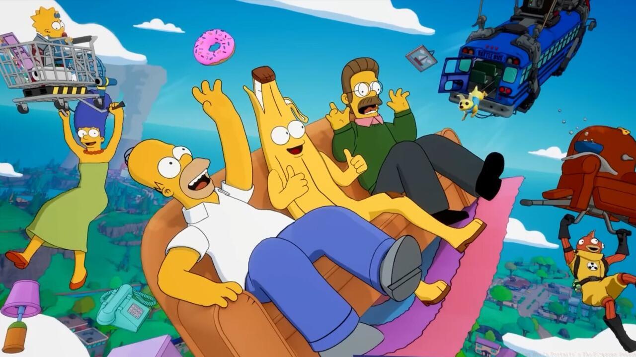 Fortnite x Simpsons battle pass