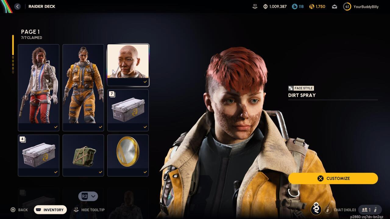 Dirt Spray (Face Style)