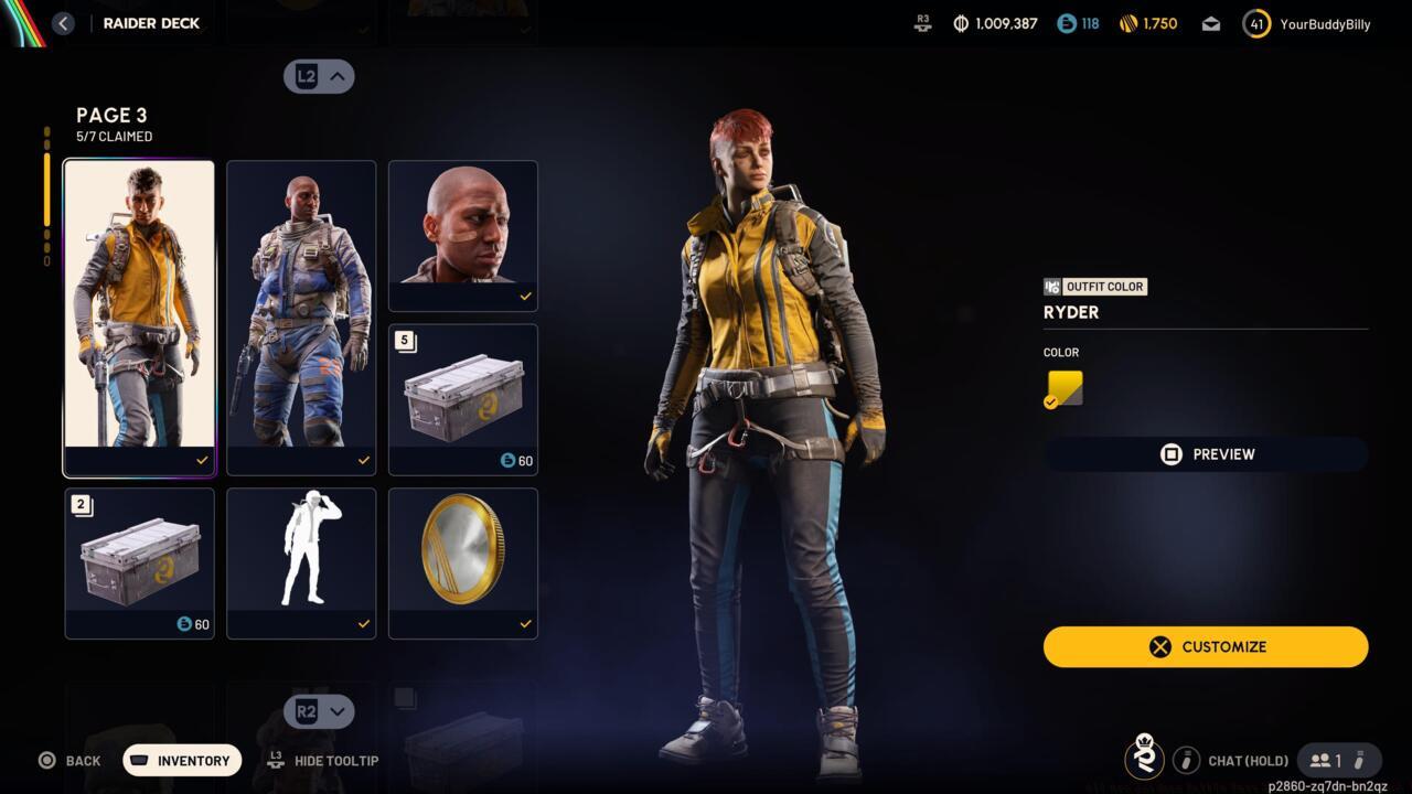 Ryder (Outfit Color)