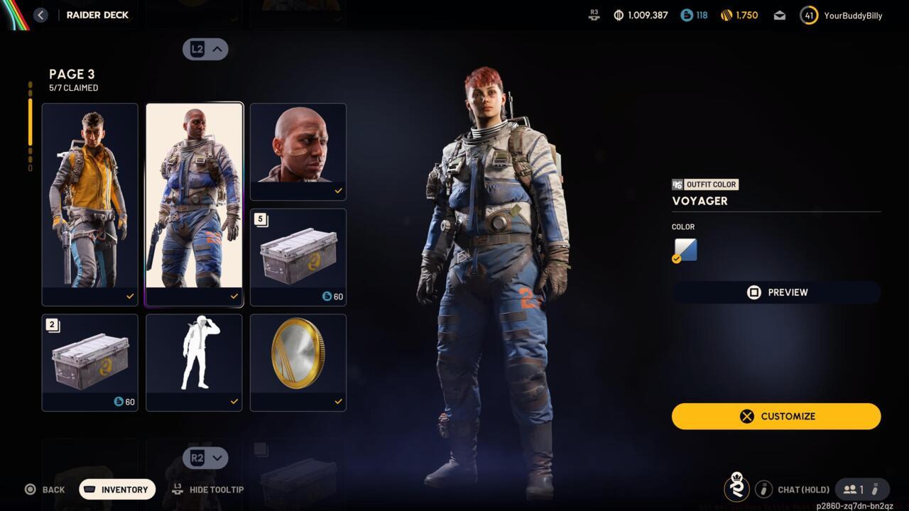 Voyager (Outfit Color)