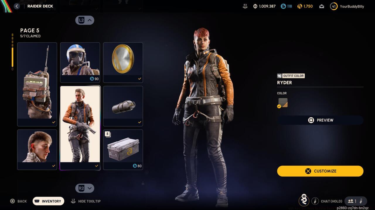 Ryder (Outfit Color)