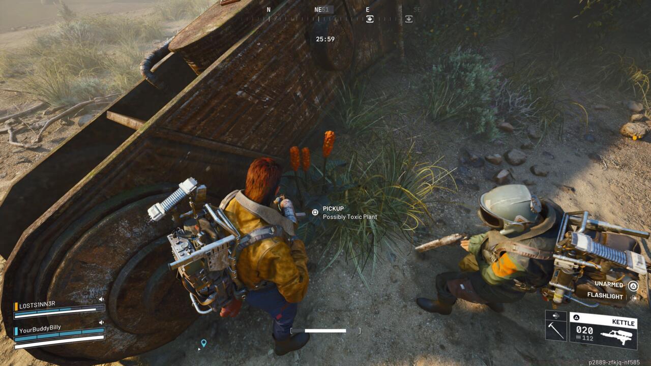 Make sure to add the plant to your inventory and take it back to Speranza.