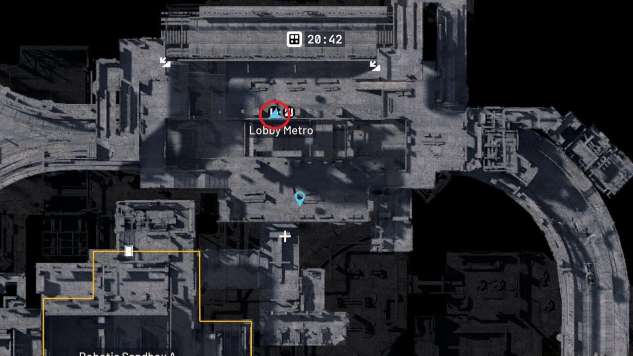 Head to the Lobby Metro Station to find the J Kozma storage container.