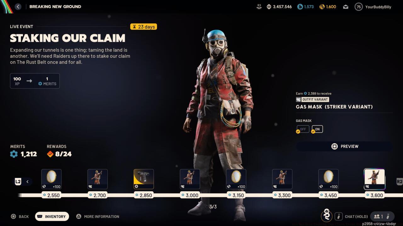 Gas Mask (Striker Variant)