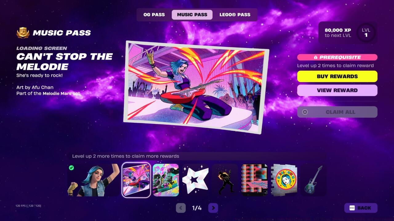 Loading screen: Can't Stop the Melodie