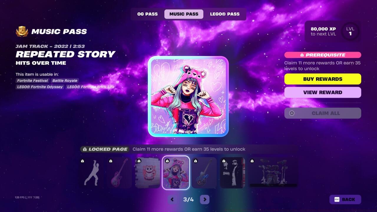 Jam Track: Repeated Story by Hits Over Time