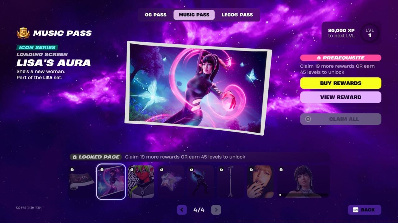 Loading Screen: Lisa's Aura