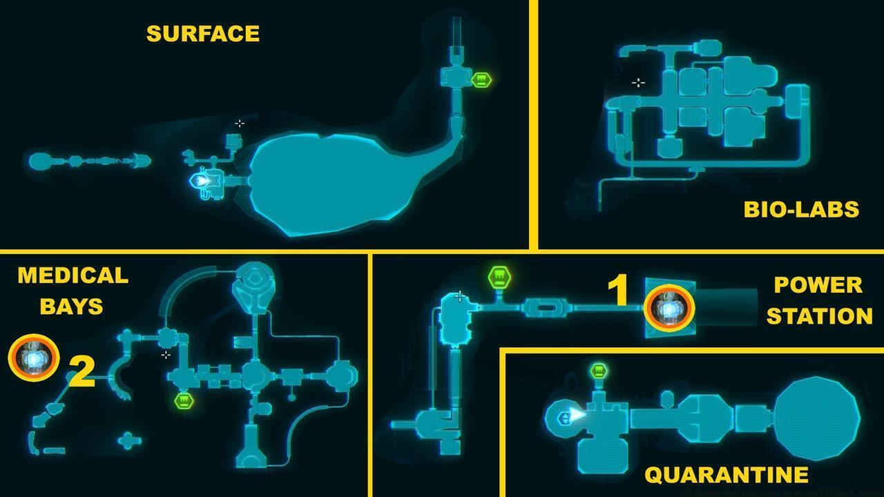 Ice Belt - Energy Tank locations map