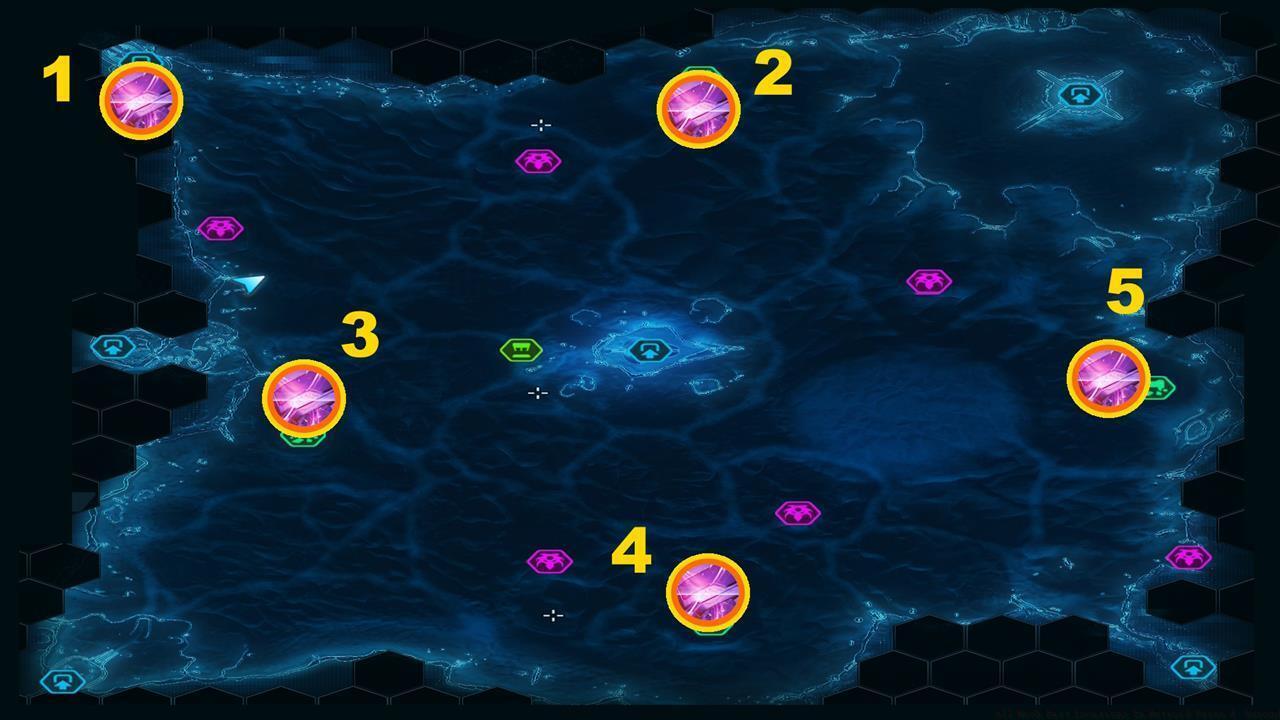 Sol Valley - Mech Part locations map