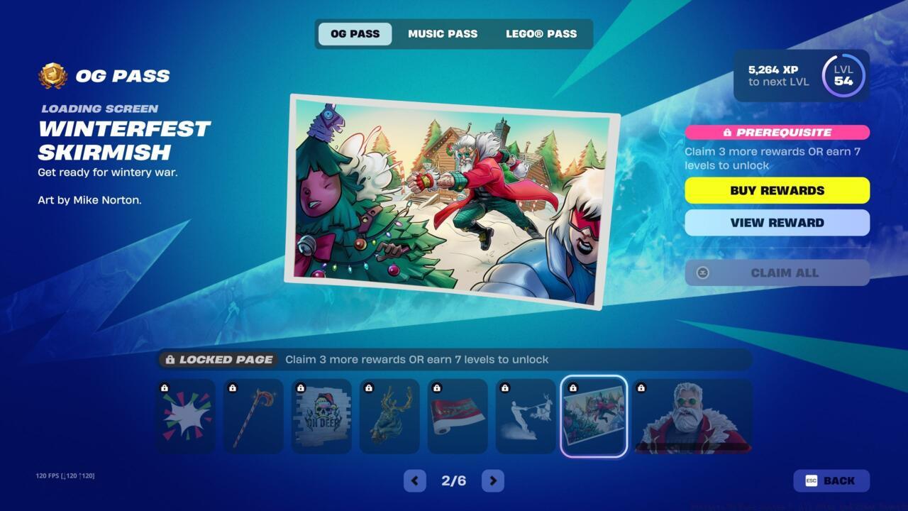 Loading Screen: Winterfest Skirmish