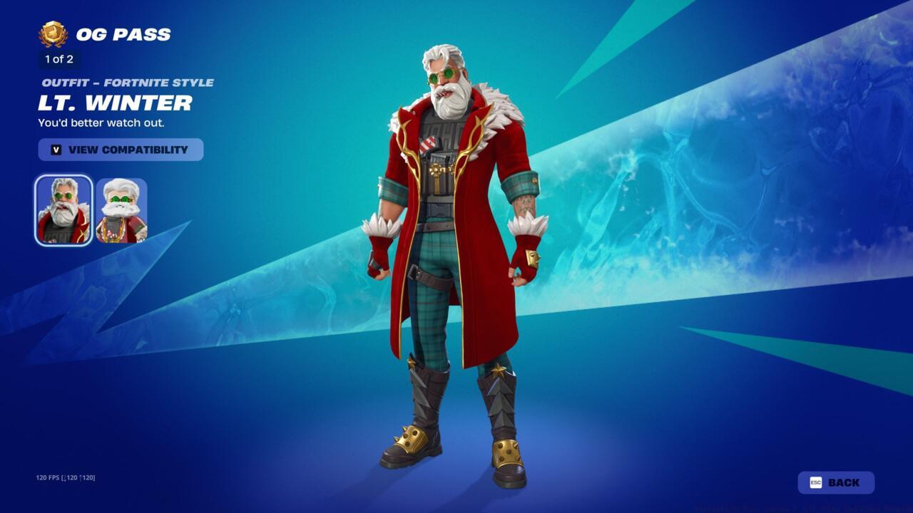Skin: Lt. Winter