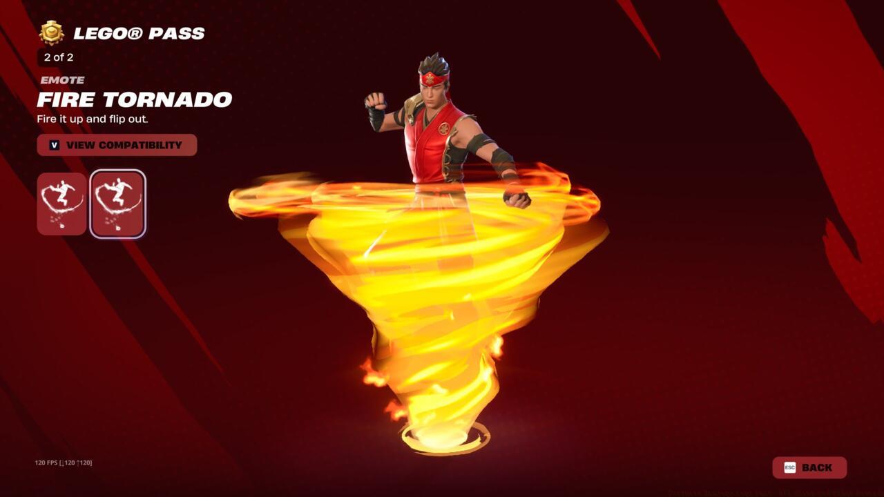 Emote: Fire Tornado