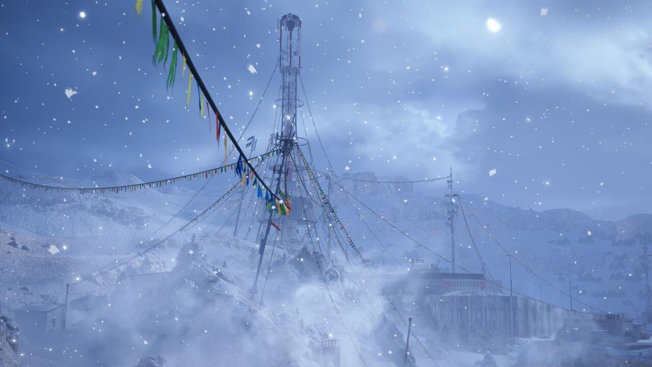 Snowfall map condition