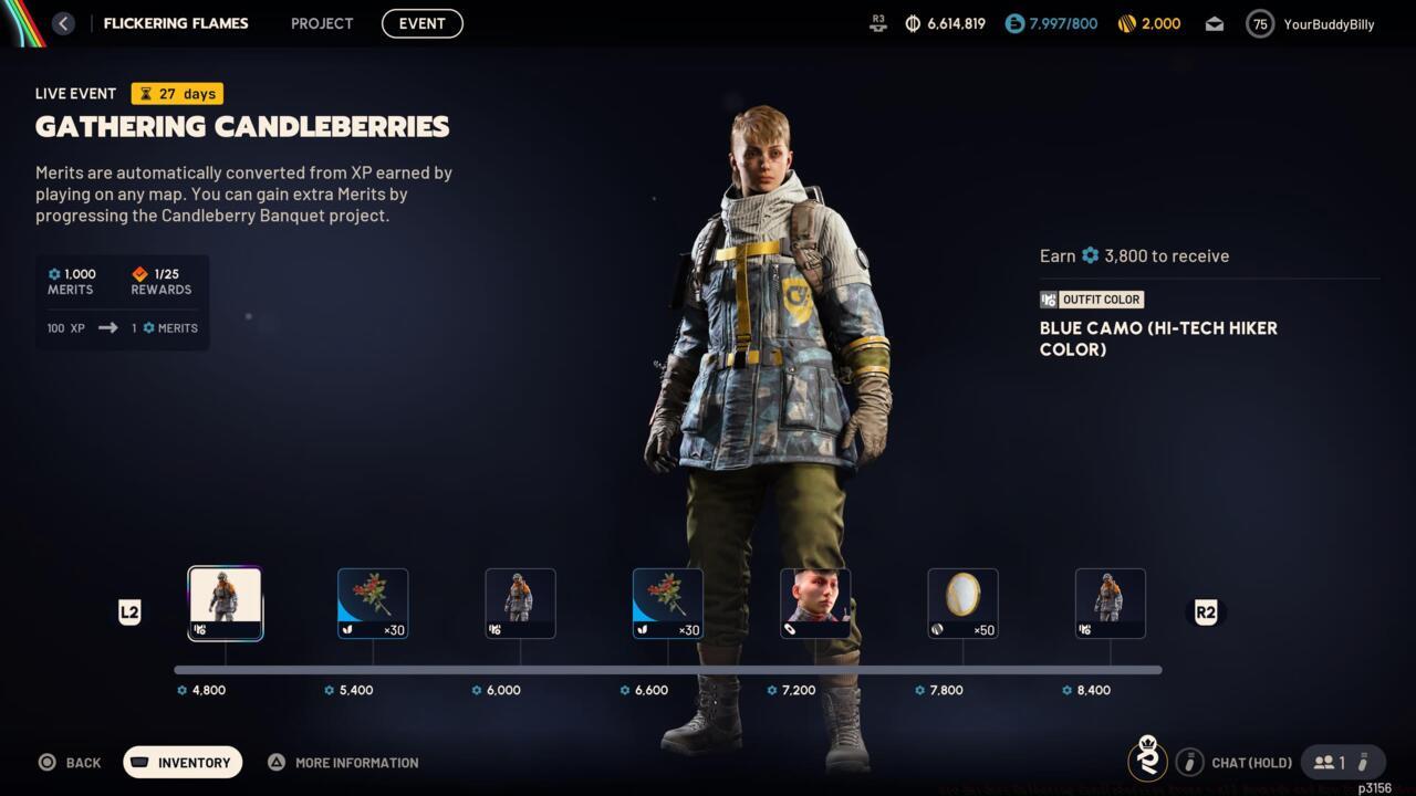 Blue Camo (Hi-Tech Hiker Color)