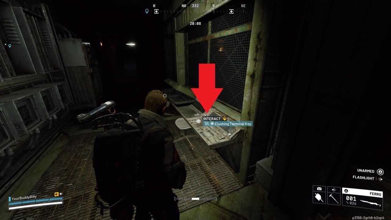 Interact with the Flushing Terminal to complete the quest.