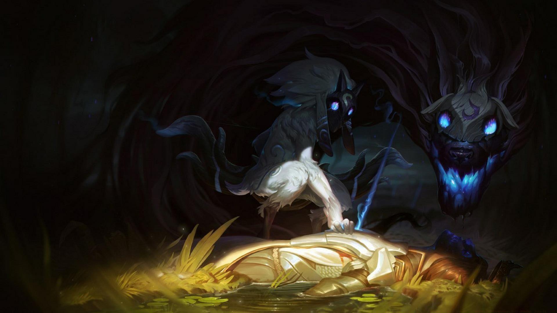 Default Kindred in League of Legends (Image via Riot Games)