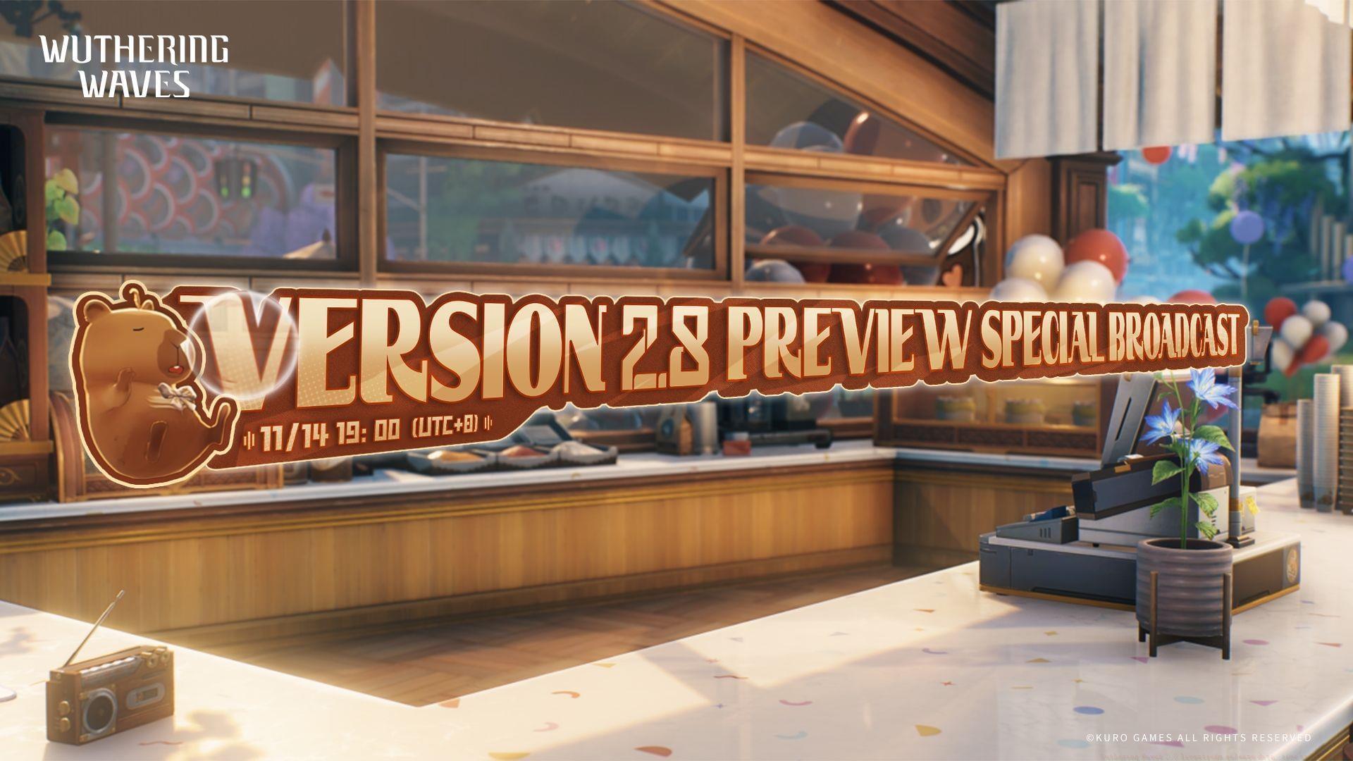 Wuthering Waves 2.8 livestream 