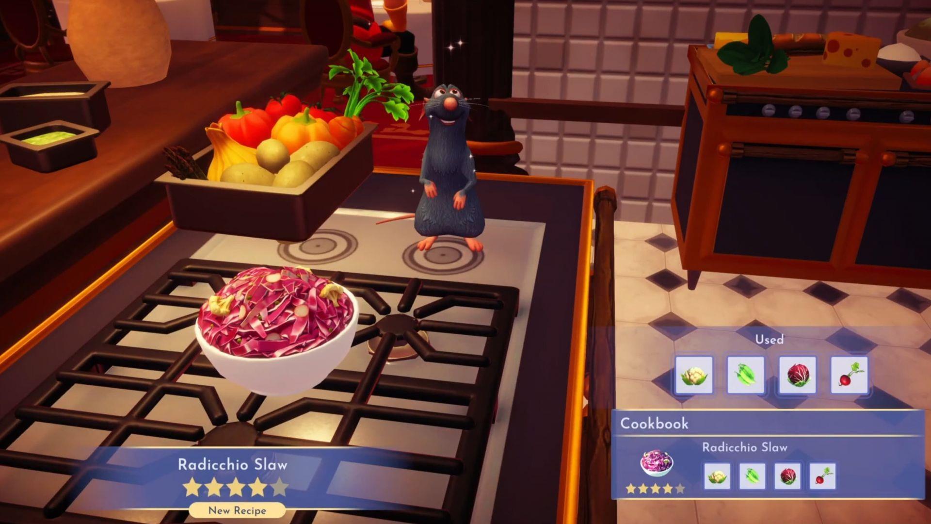 This is a four-star dish in Disney Dreamlight Valley (Image via Gameloft)