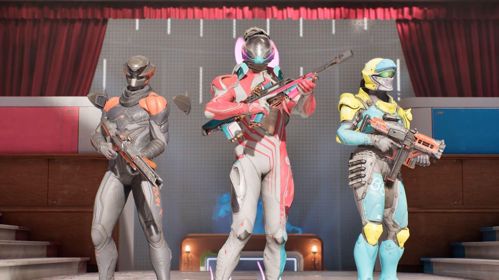 A still from the Splitgate 2 Chapter 1 battle pass trailer, Kickoff medal in Splitgate 2, Splitgate 2 battlepass, Splitgate 2 daily challenges, Splitgate 2 weekly challenges