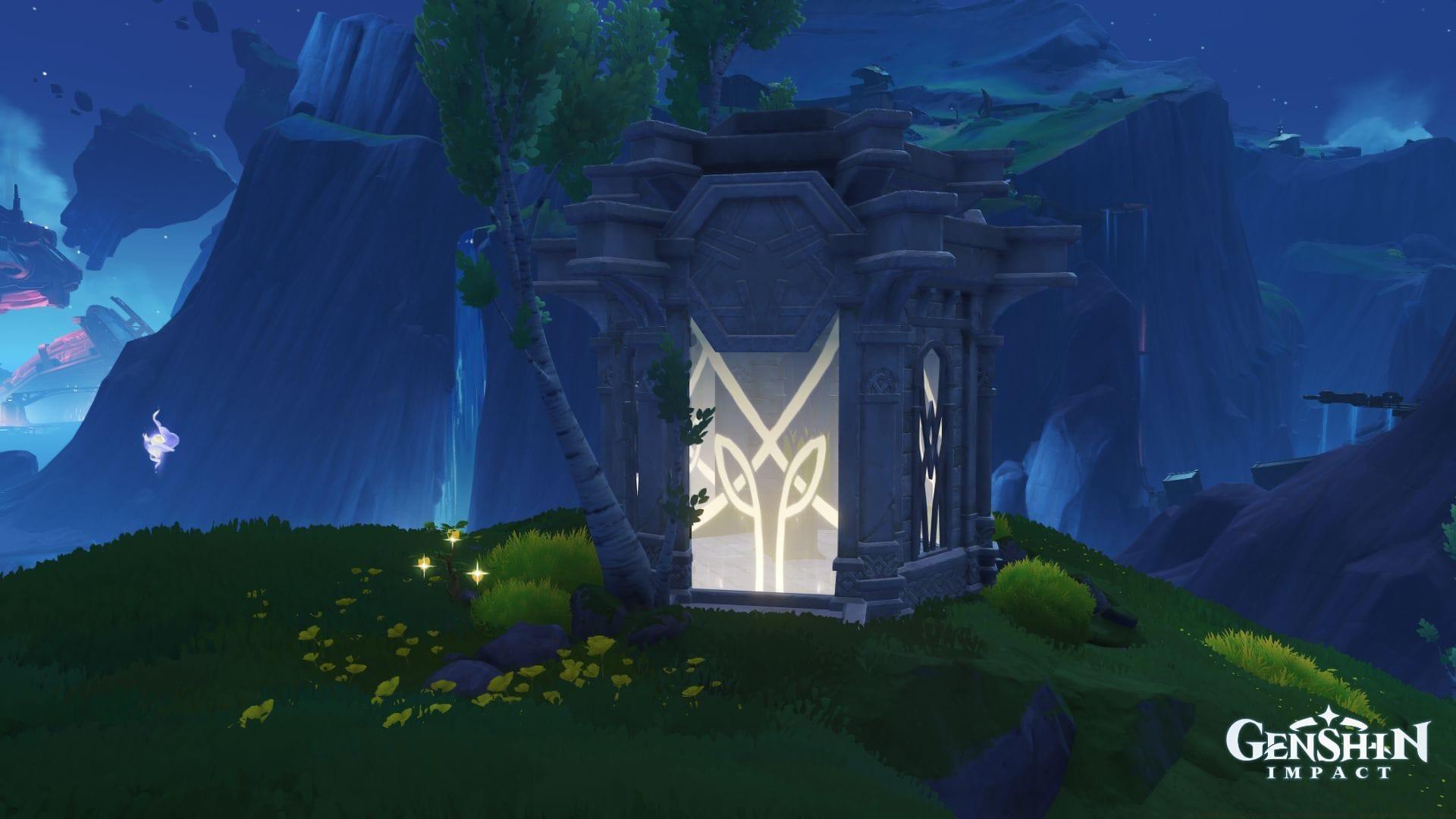 Nod-Krai Shrine of Depths locations (Image via HoYoverse)