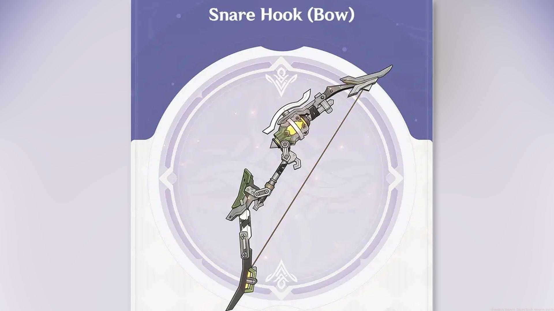 Guide on crafting and leveling up Snare Hook (Image via Sportskeeda Gaming/HoYoverse)