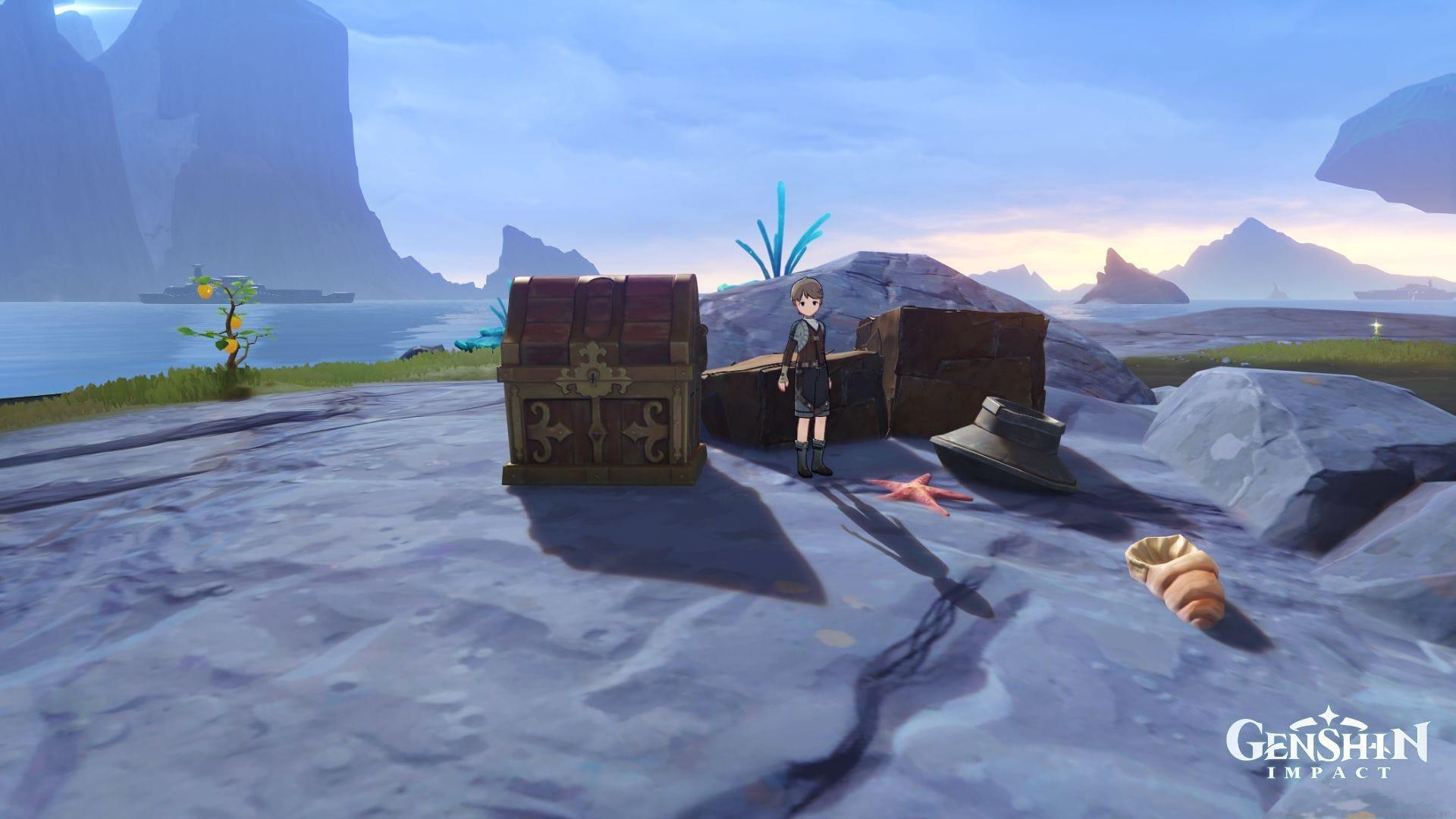 Lempo Isle hidden chest locations in Genshin Impact (Image via HoYoverse)