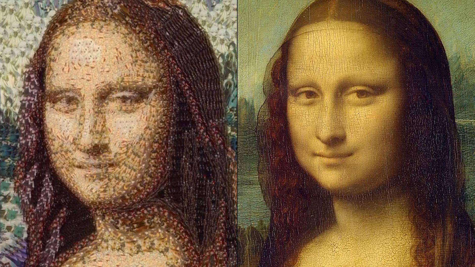 genshin impact players create mona lisa