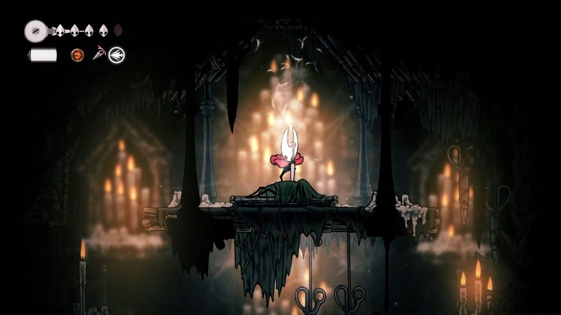 Location for Reaper Crest in Hollow Knight Silksong (Image via Team Cherry || YouTube@SanzzTheGamer)