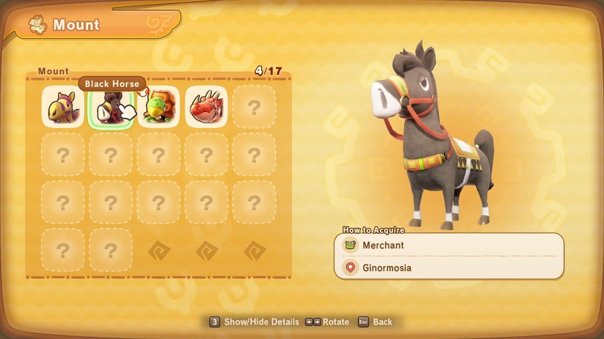 A guide to get Black Horse Mount in Fantasy Life i The Girl Who Steals Time (Image via LEVEL5 Inc.)