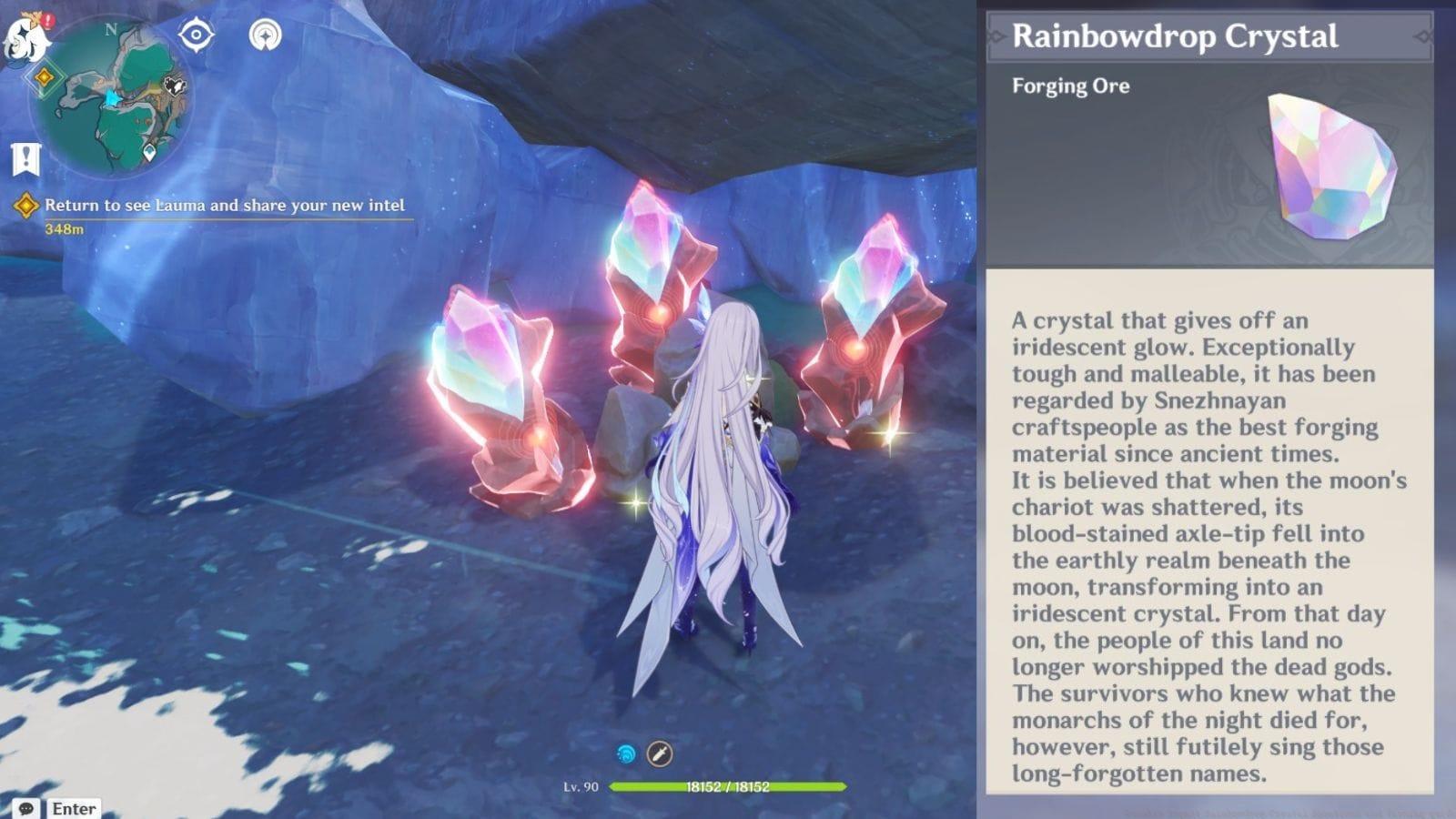 Rainbowdrop Crystal locations and farming guide 