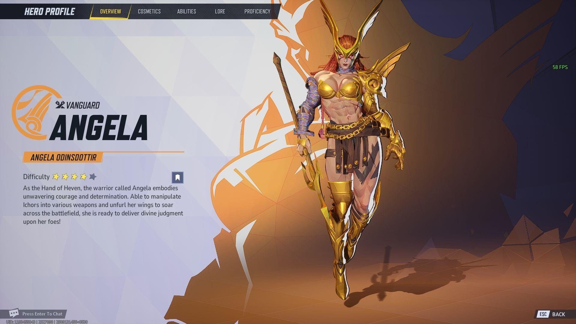 Angela in Marvel Rivals (Image via Sportskeeda Gaming || NetEase Games)