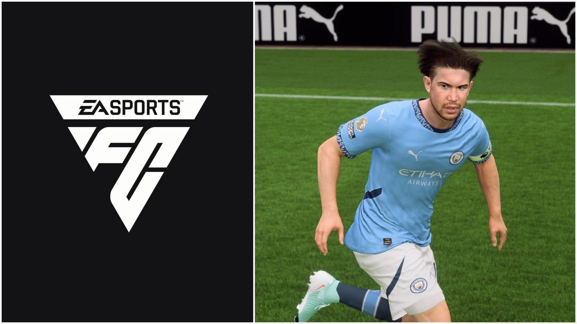 End of an Era De Bruyne has been leaked (Images via EA Sports/Sportskeeda Gaming)