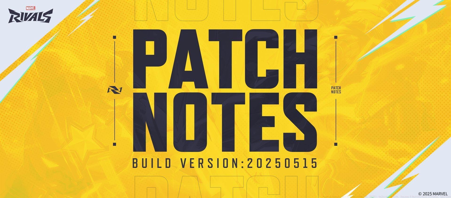 Marvel Rivals patch notes