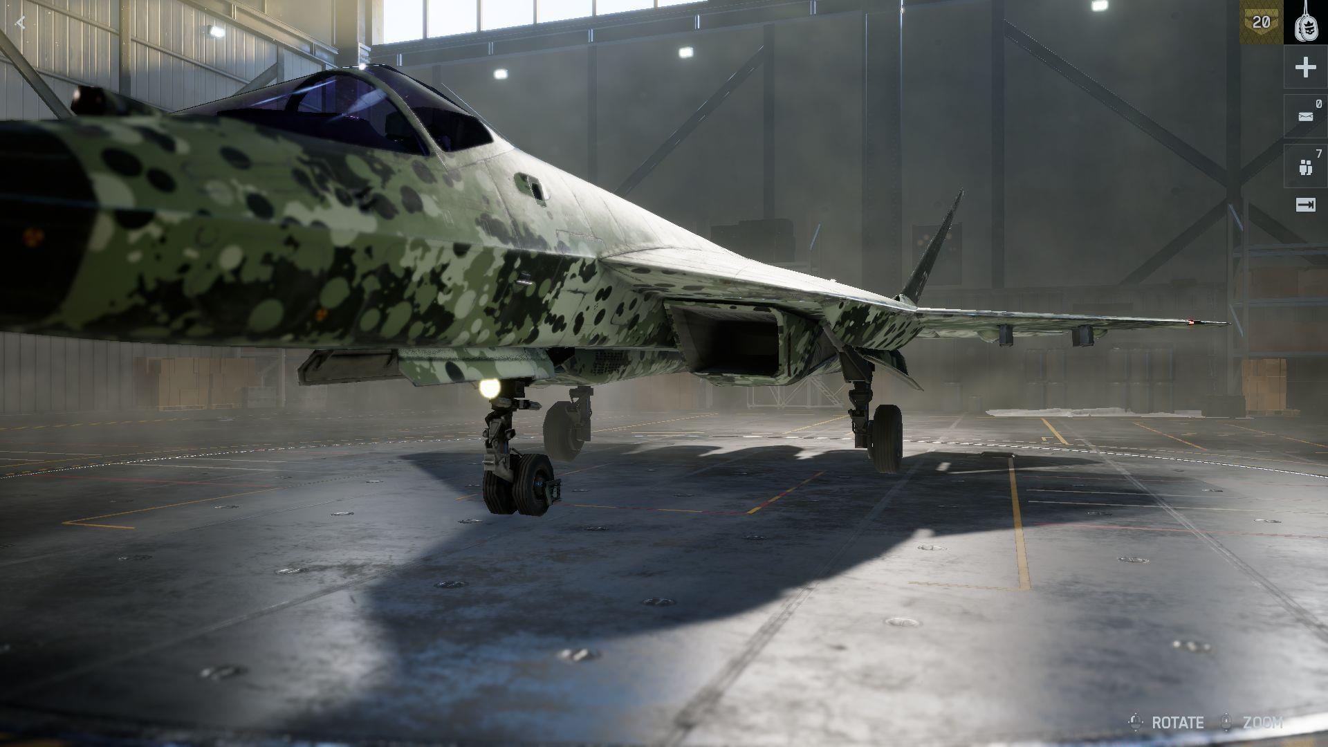 SU-57 Jet in Battlefield 6.