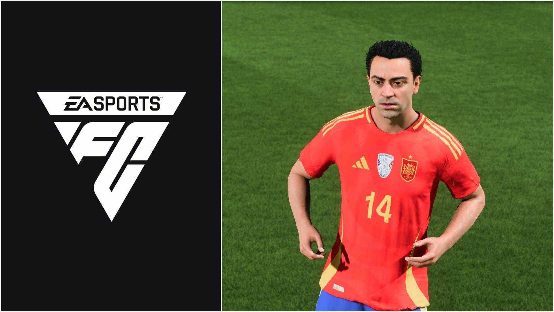 FUTTIES Xavi has been leaked (Images via EA Sports/Sportskeeda Gaming)