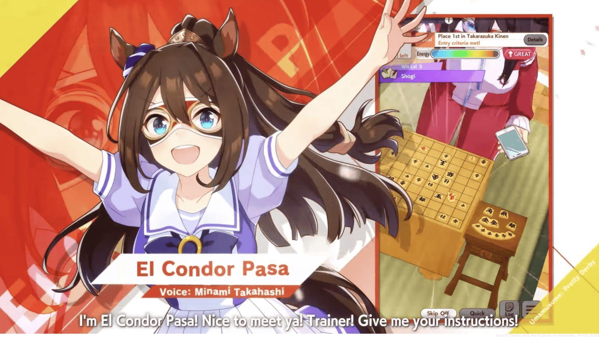 Best El Condor Pasa build guide in Umamusume: Pretty Derby(Image via Cygames)