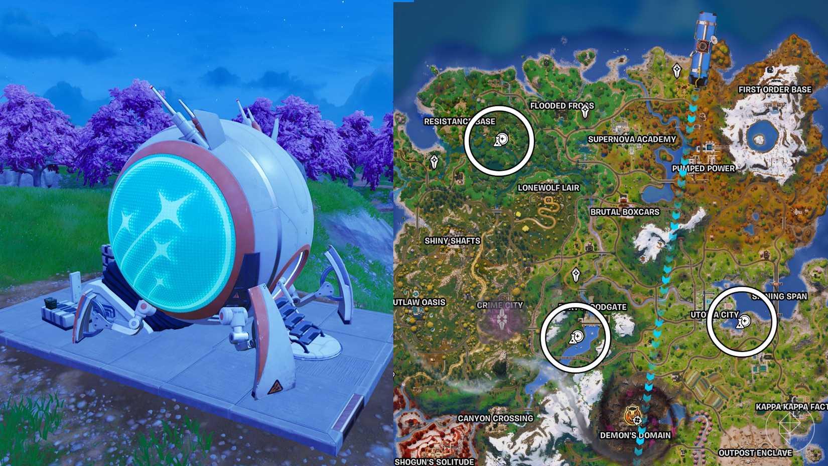 Where to find Academy Tech Lab locations in Fortnite