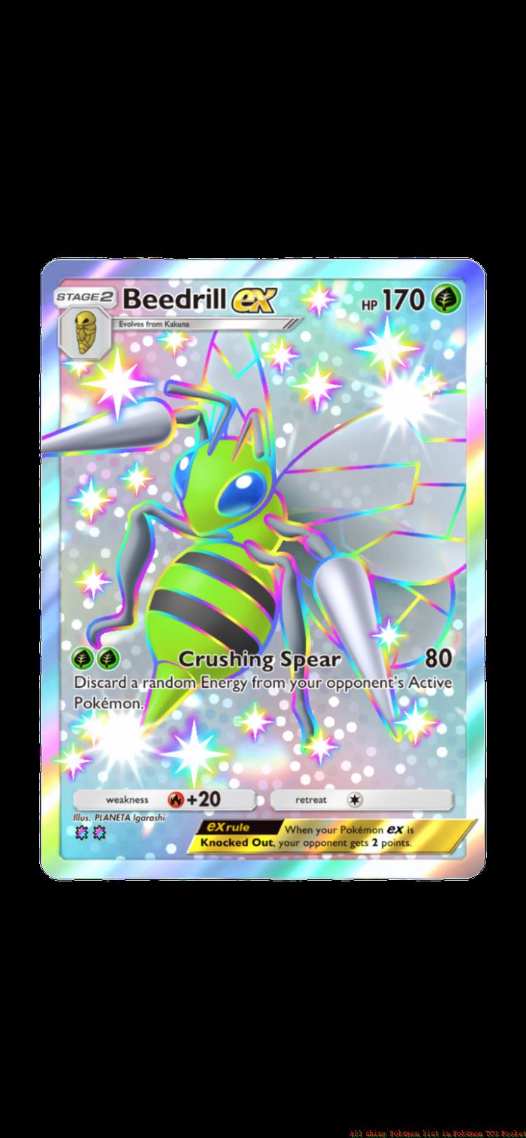 All shiny Pokémon in Pokémon TCG Pocket