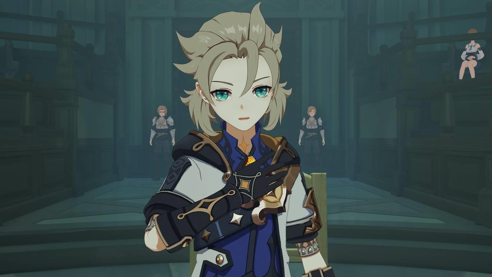 Albedo in Genshin Impact's version 5.6 quests