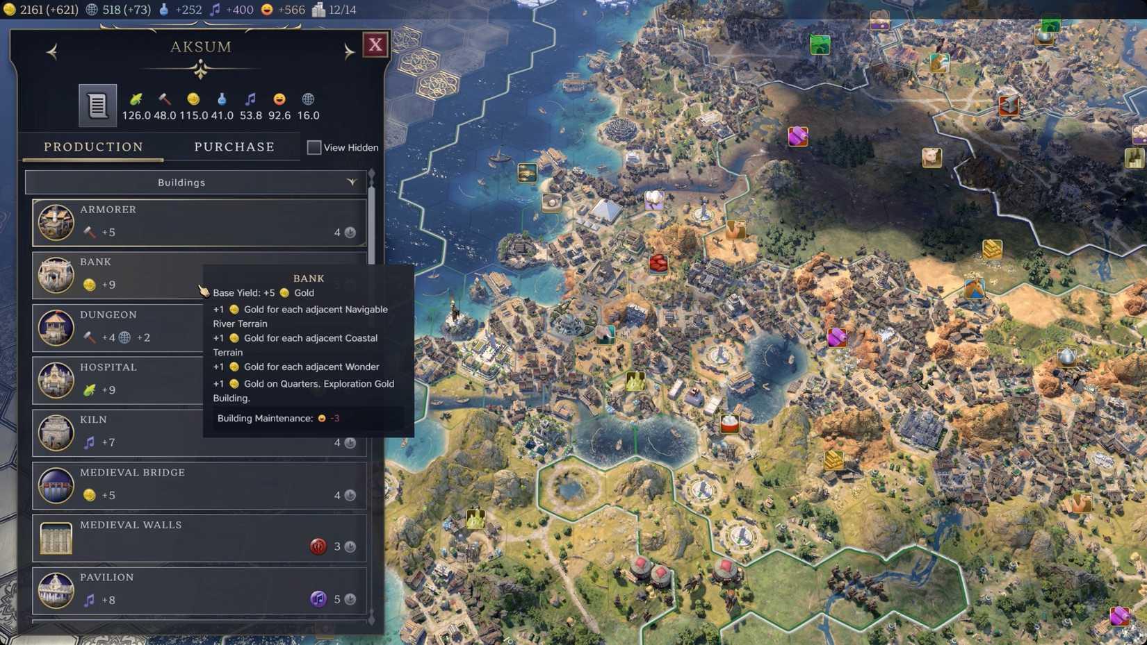 How to build a bank in Civilization 7