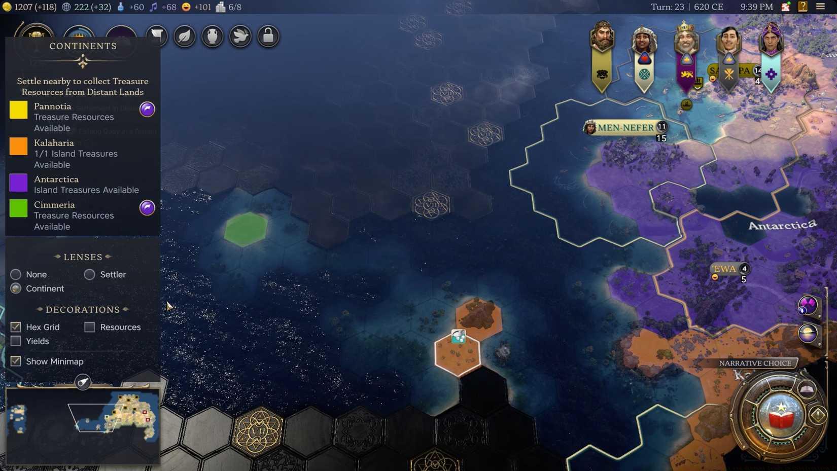 What are distant lands in Civilization 7?