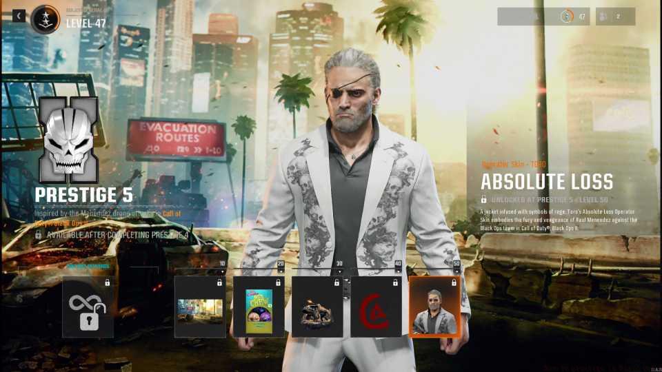 Rewards for Prestige 5 in Black Ops 6.