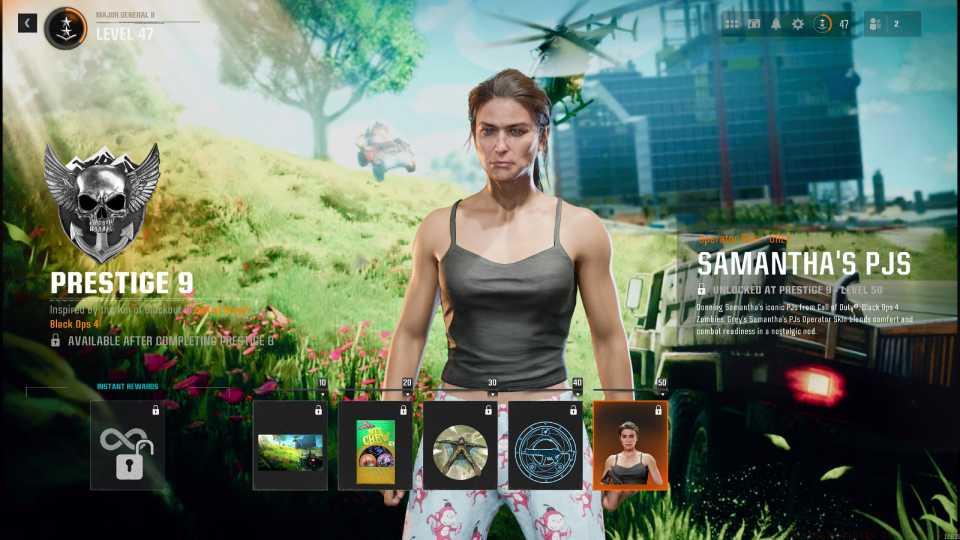 Rewards for Prestige 9 in Black Ops 6.