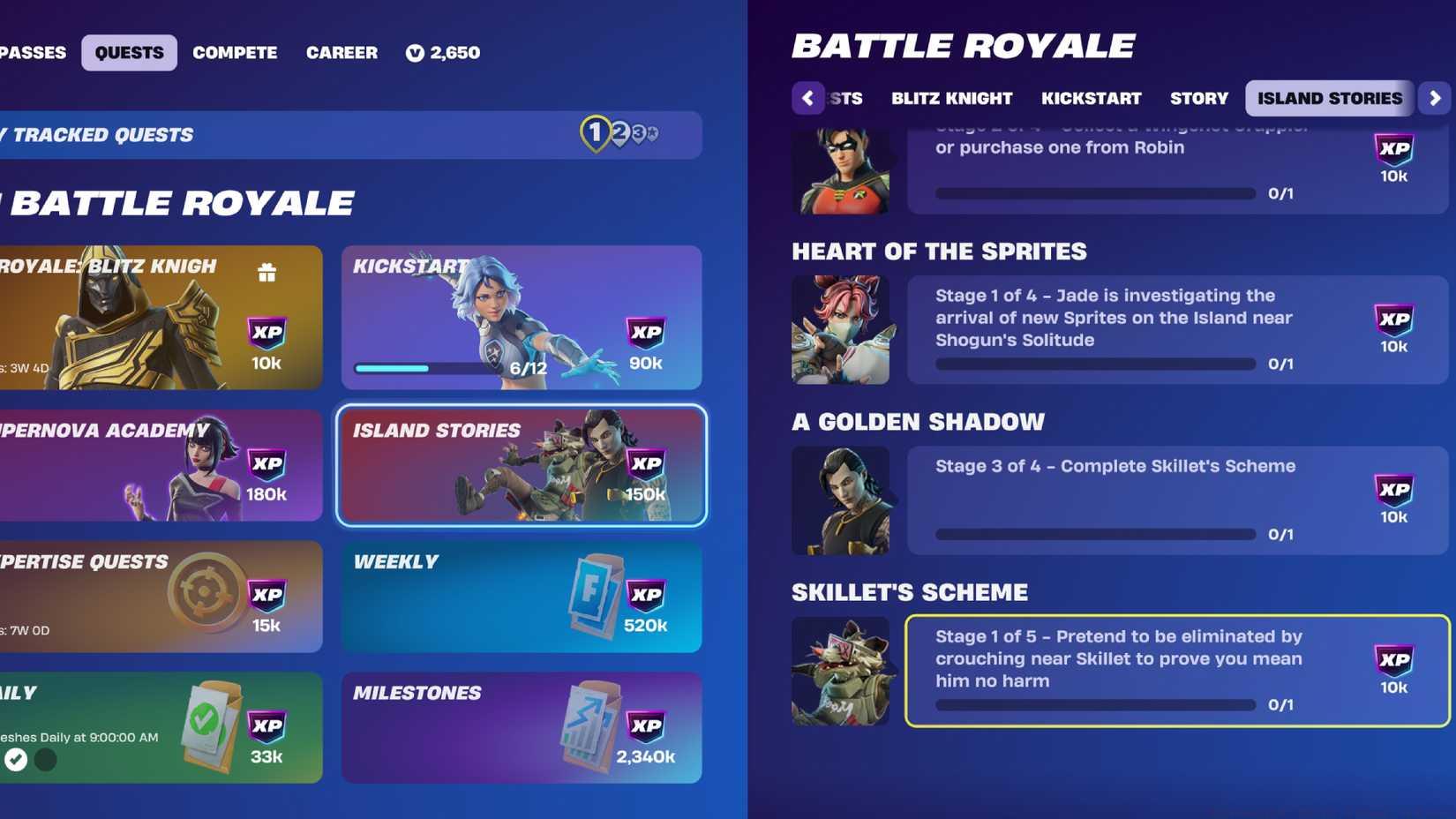 How to complete 'Skillet's Scheme' in Fortnite