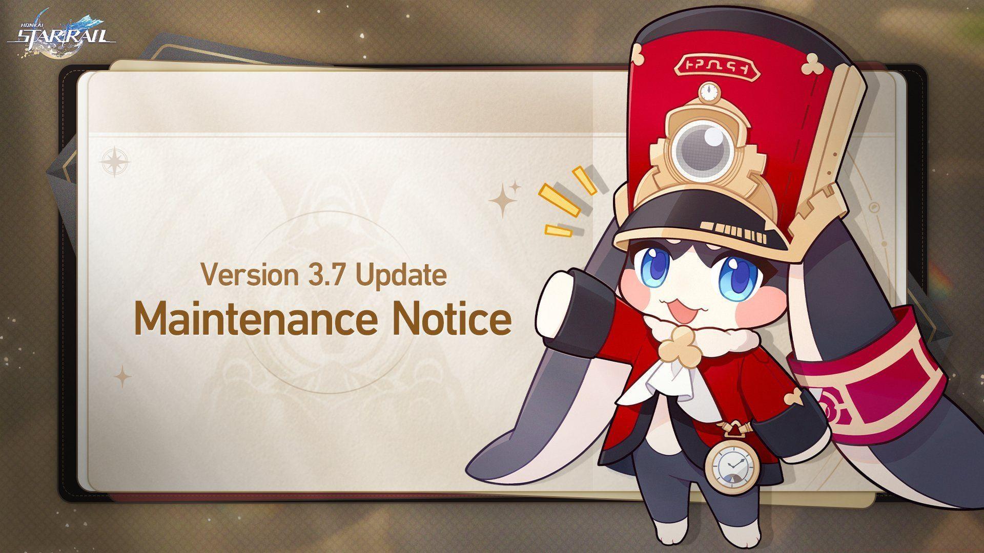 We look at the maintenance schedule for the Honkai Star Rail 3.7 update (Image via HoYoverse)