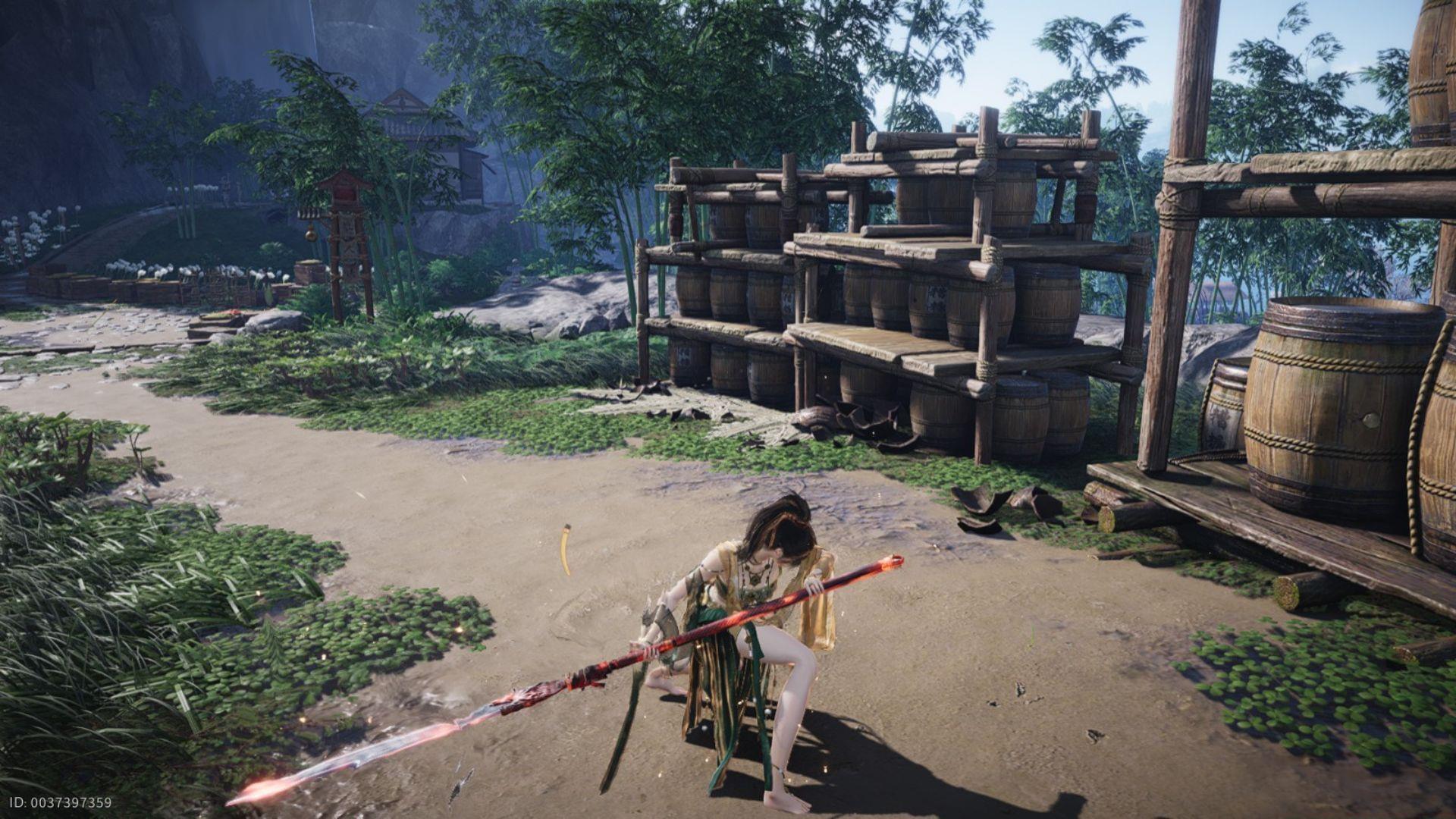 Swinging a big weapon is surprisingly fun in Where Winds Meet (Image via NetEase Games)