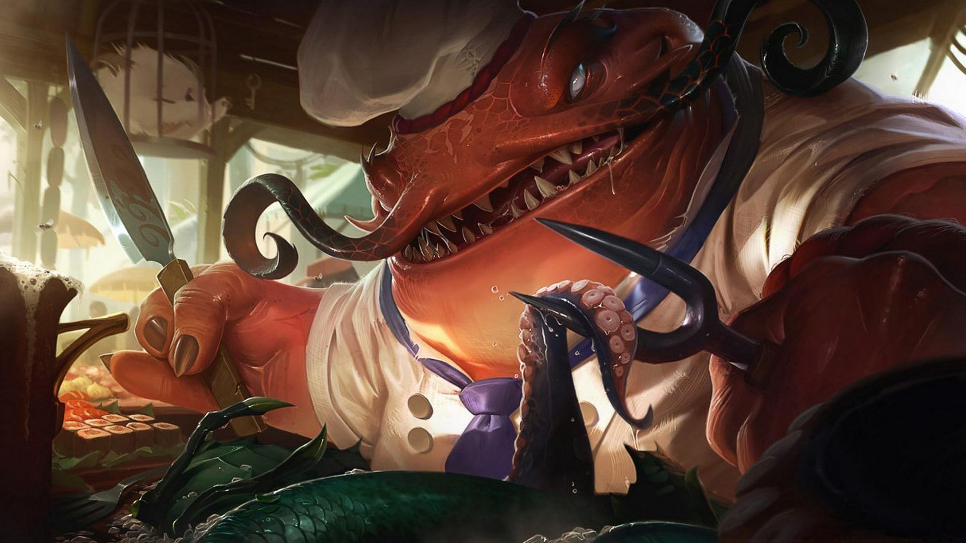 Master Chef Tahm Kench in League of Legends (Image via Riot Games)