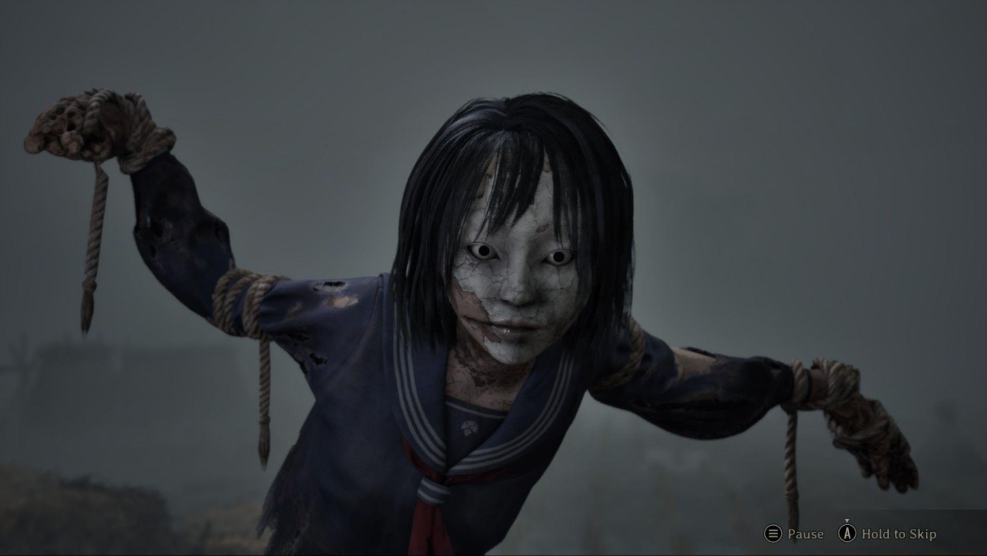 Exploring the Scarecrow puzzle in Silent Hill F (Image via KONAMI)